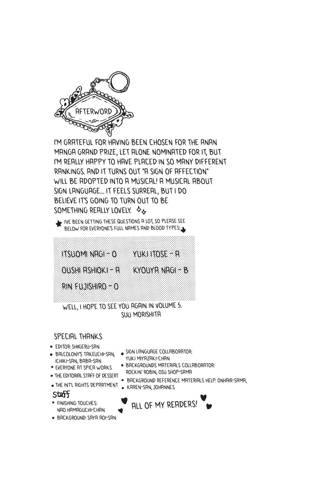 Read A Sign of Affection EN Manga Online