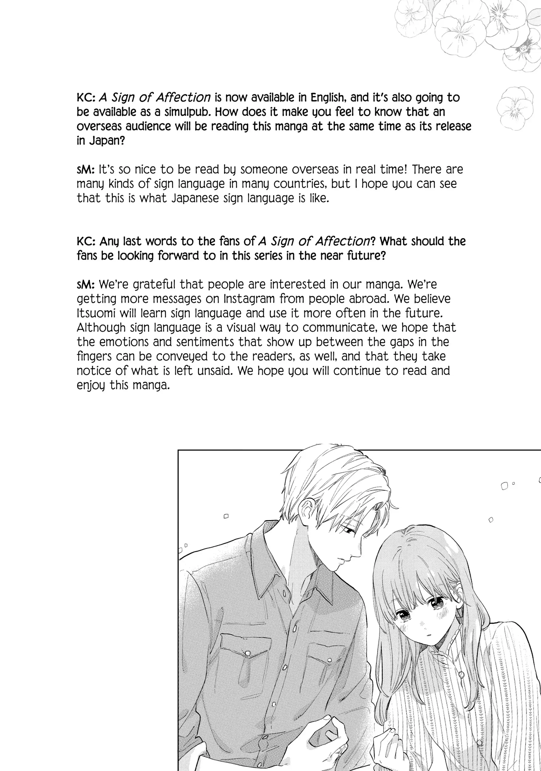 Read A Sign of Affection EN Manga Online