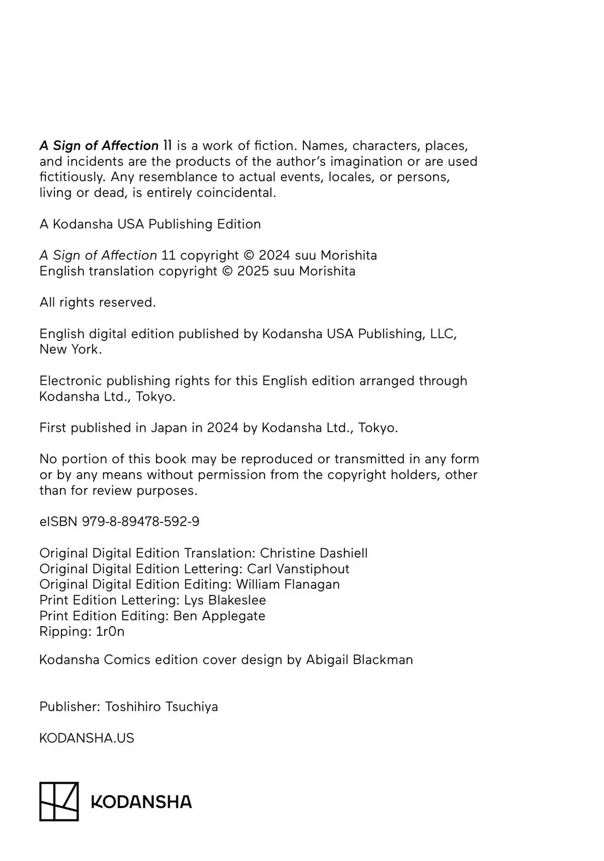 Read A Sign of Affection EN Manga Online