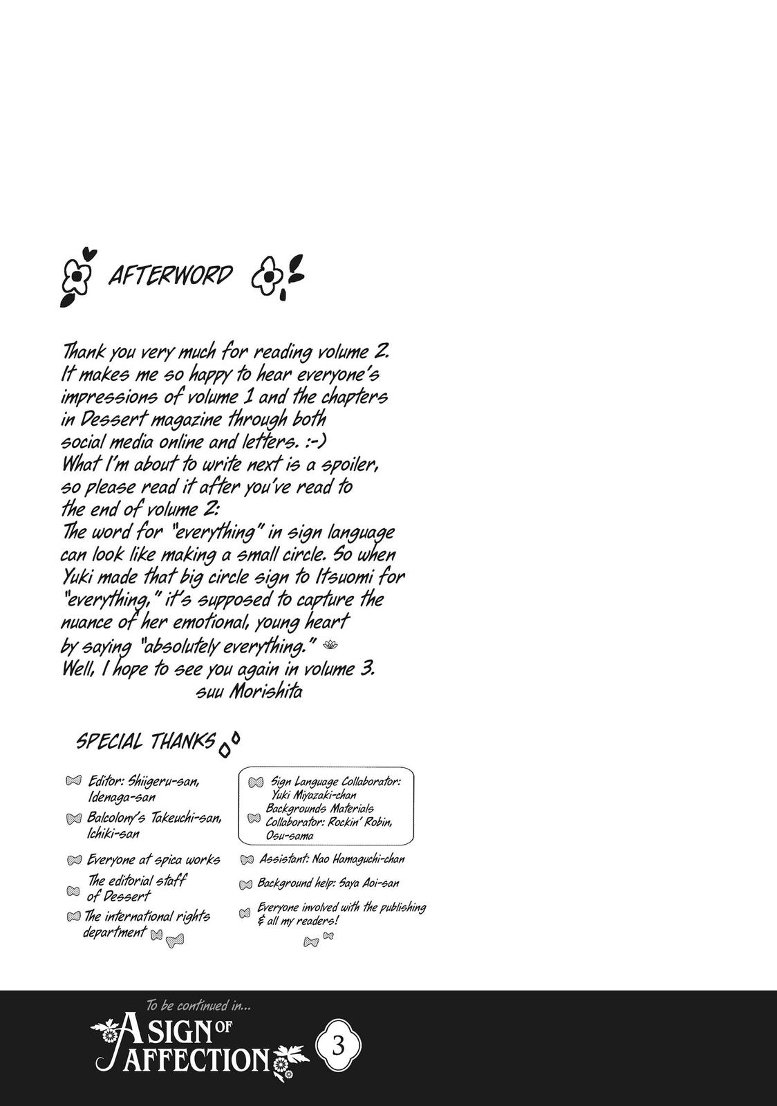 Read A Sign of Affection EN Manga Online