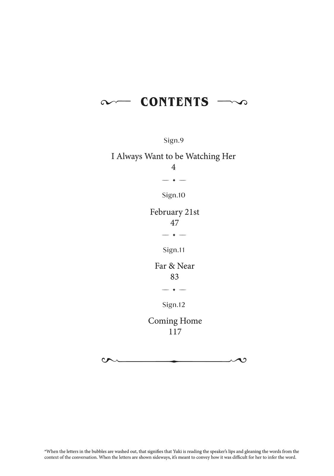 Read A Sign of Affection EN Manga Online