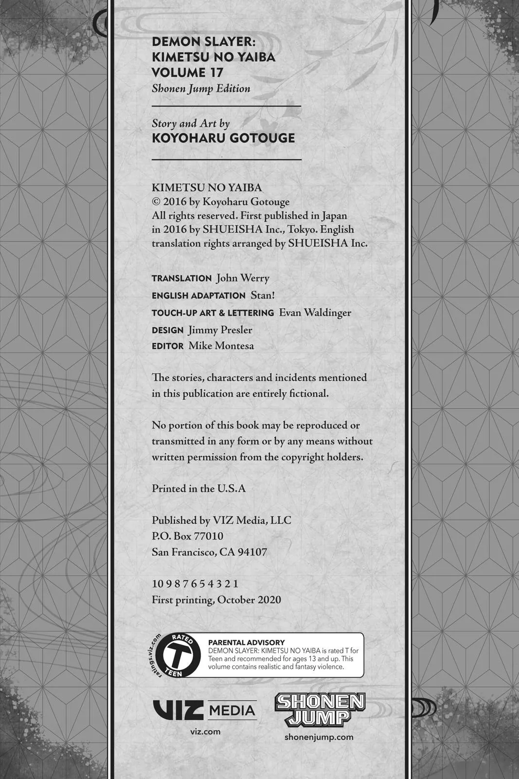 Read Demon Slayer Kimetsu no Yaiba EN Manga Online