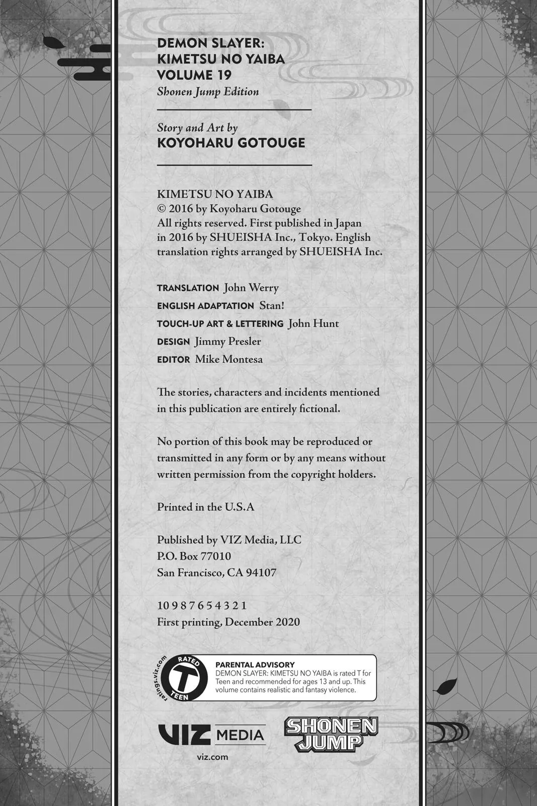 Read Demon Slayer Kimetsu no Yaiba EN Manga Online