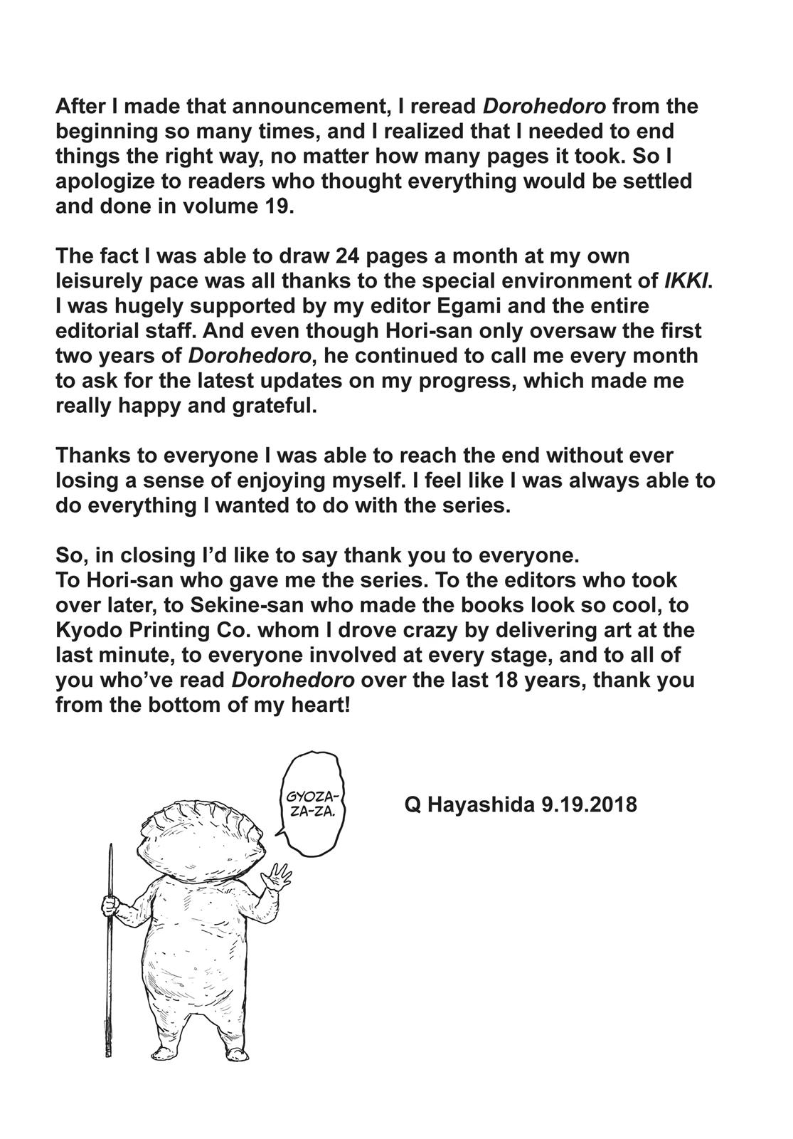 Read Dorohedoro EN Manga Online