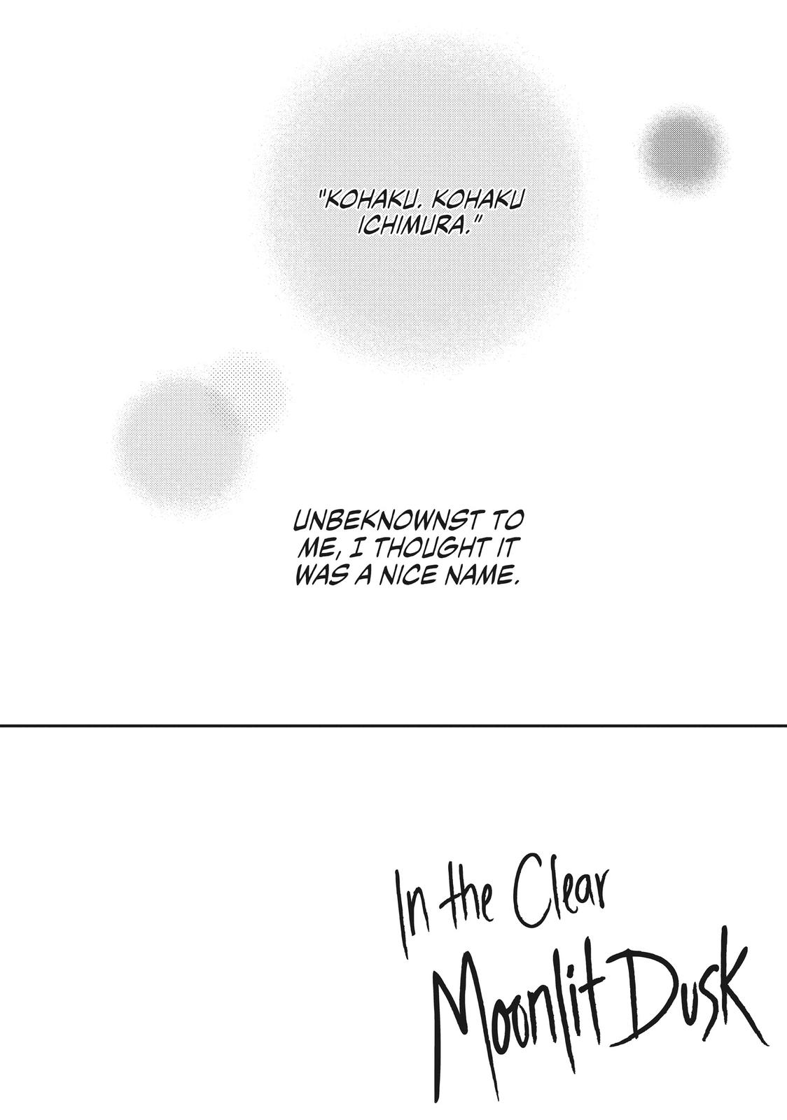 Read In the Clear Moonlit Dusk EN Manga Online