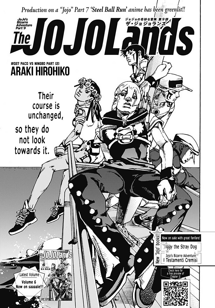 Read Jojo's Bizarre Adventure Part 9  The Jojolands EN Manga Online