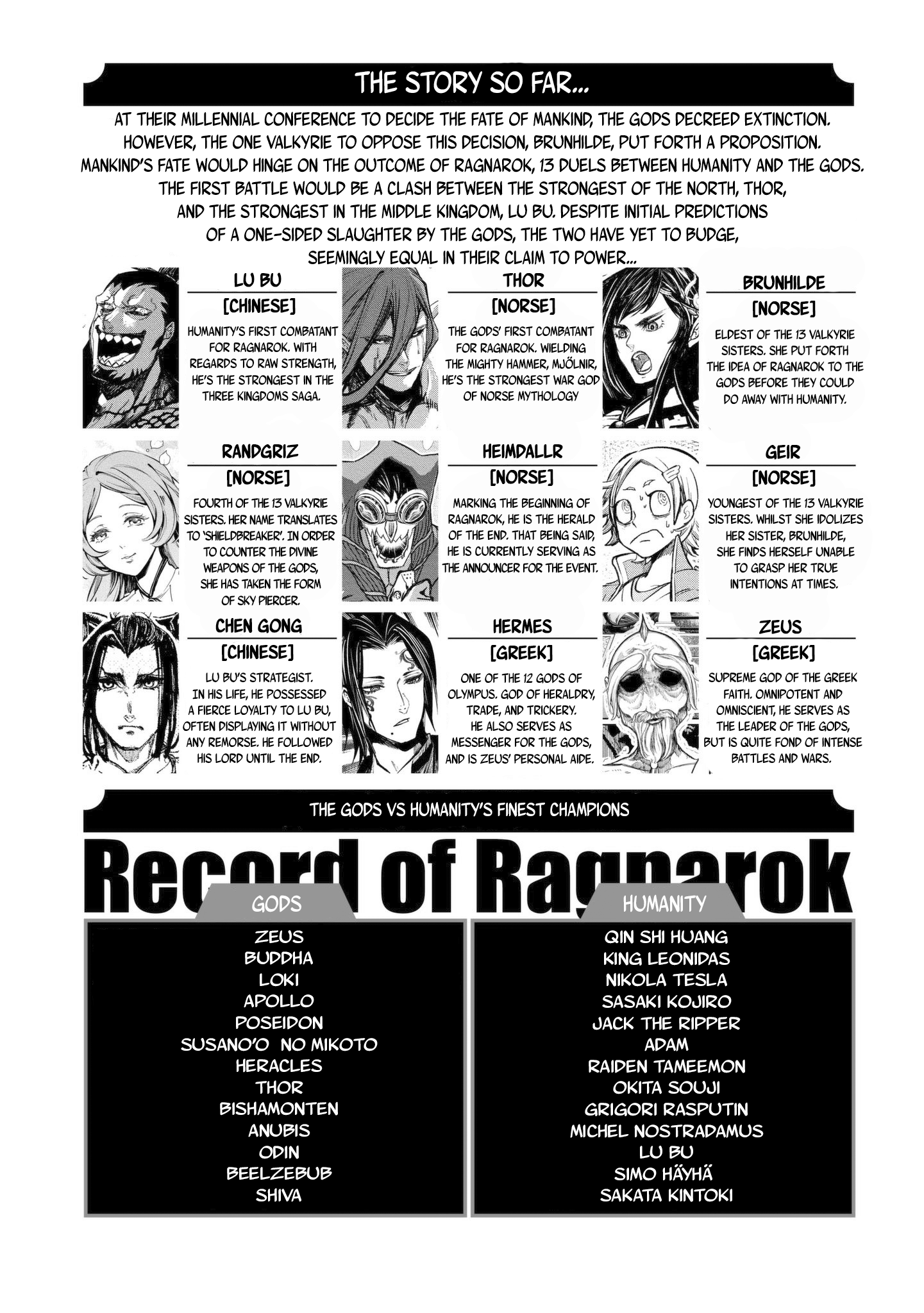 Read Record of Ragnarok EN Manga Online