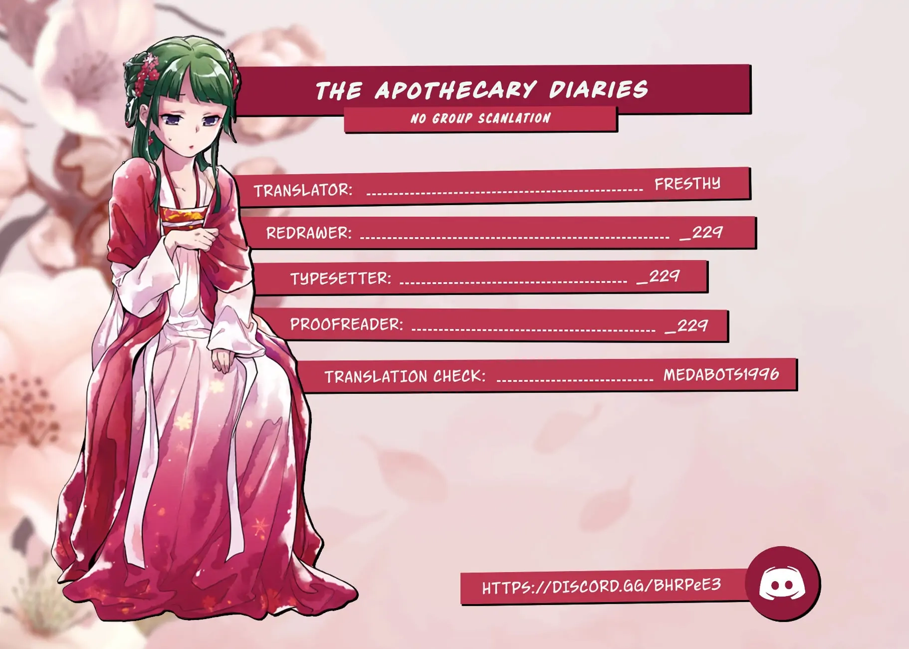 Read The Apothecary Diaries EN Manga Online