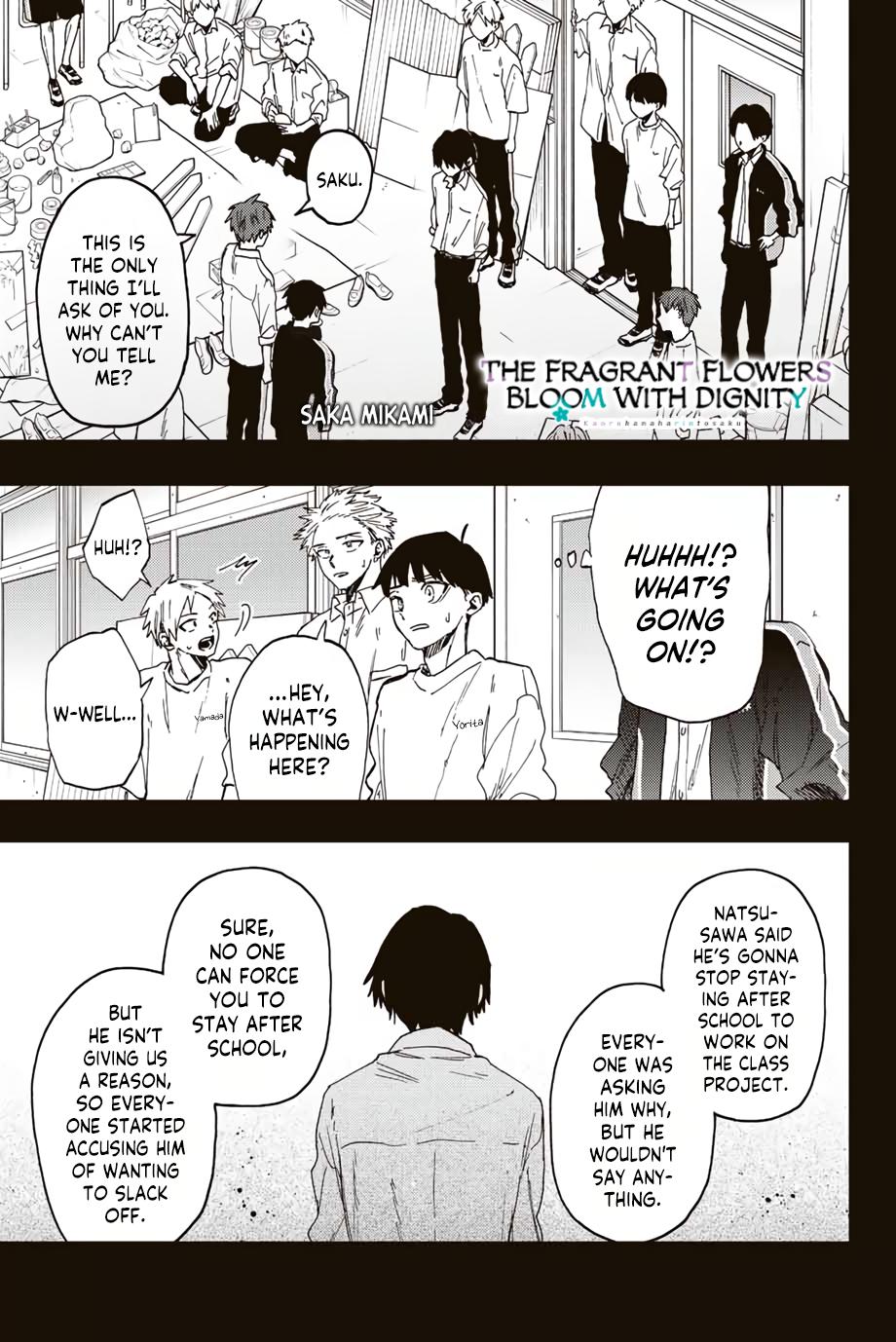 Read The Fragrant Flower Blooms With Dignity EN Manga Online