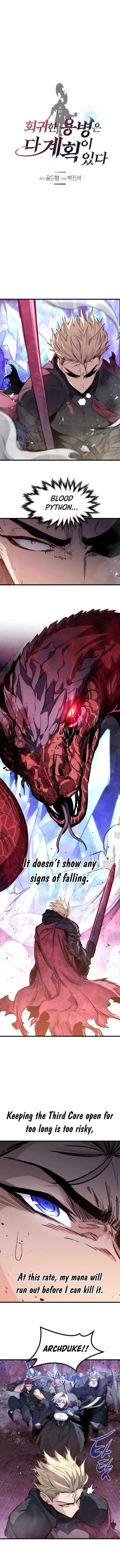 Read The Regressed Mercenary’s Machinations EN Manga Online