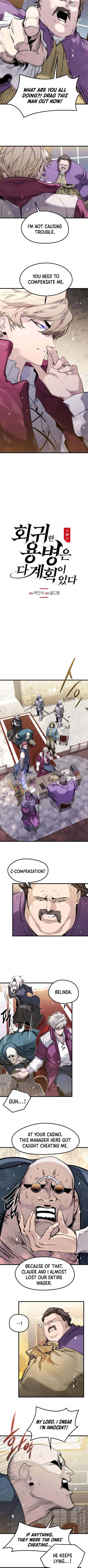 Read The Regressed Mercenary’s Machinations EN Manga Online