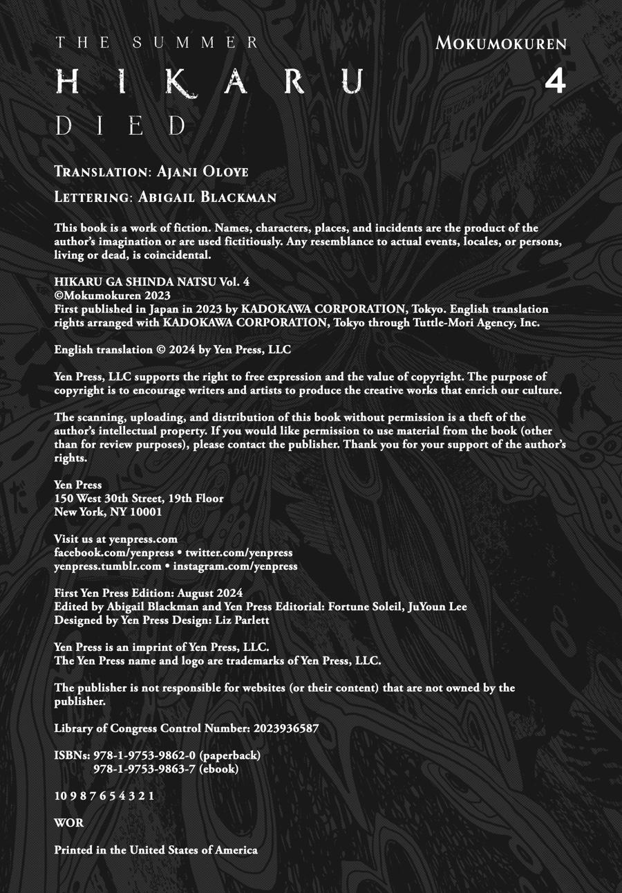 Read The Summer Hikaru Died EN Manga Online