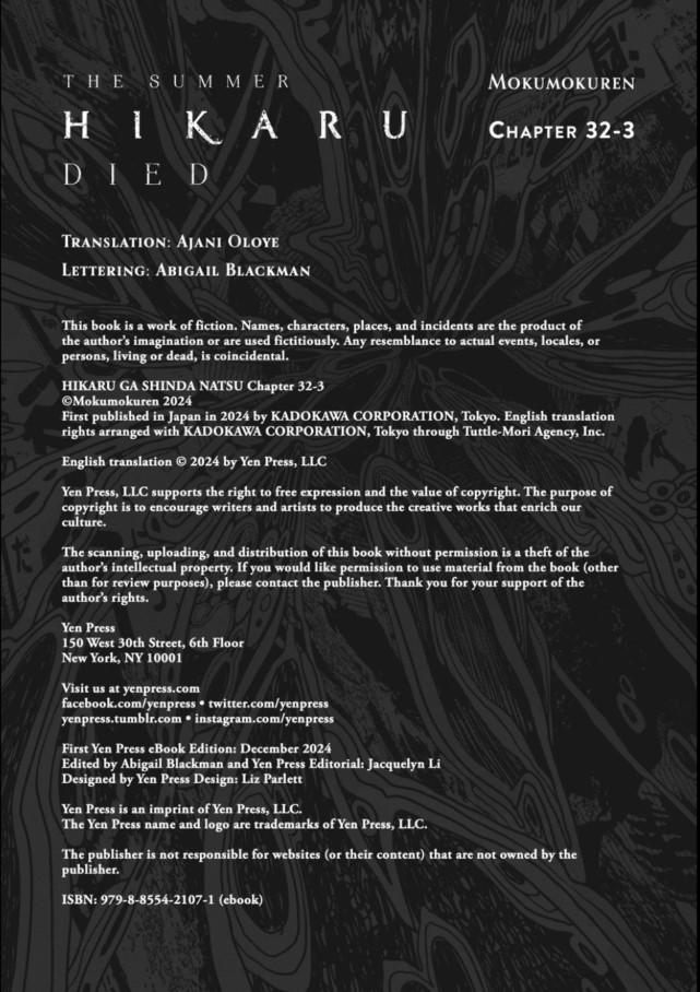 Read The Summer Hikaru Died EN Manga Online