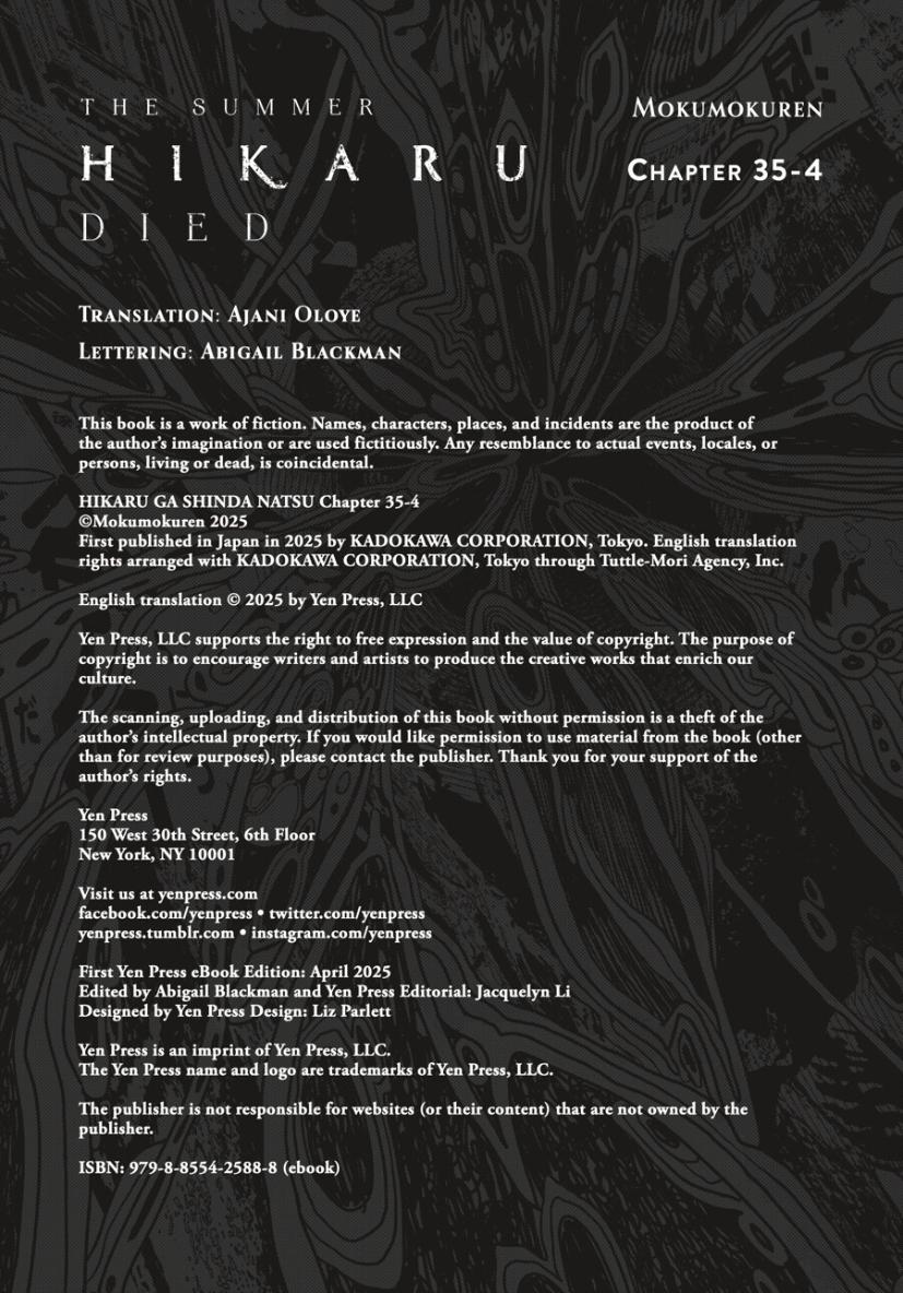 Read The Summer Hikaru Died EN Manga Online