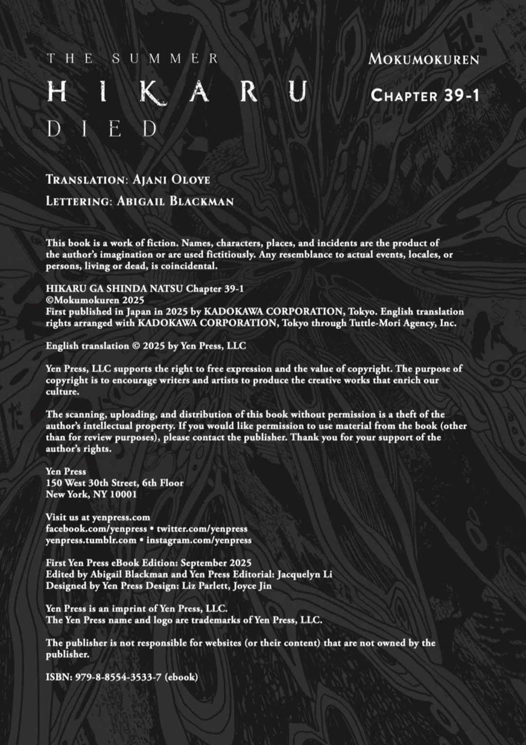 Read The Summer Hikaru Died EN Manga Online