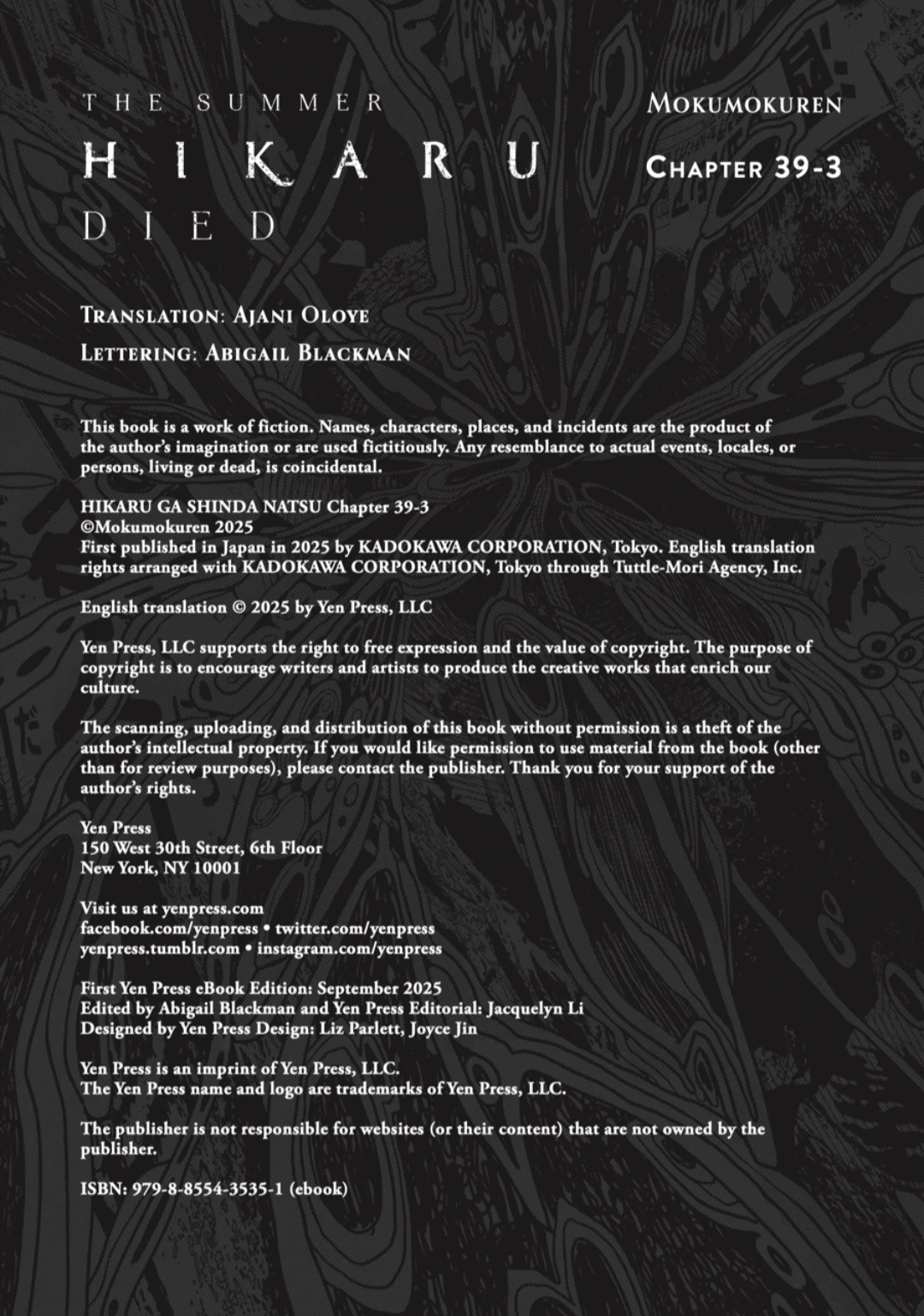 Read The Summer Hikaru Died EN Manga Online