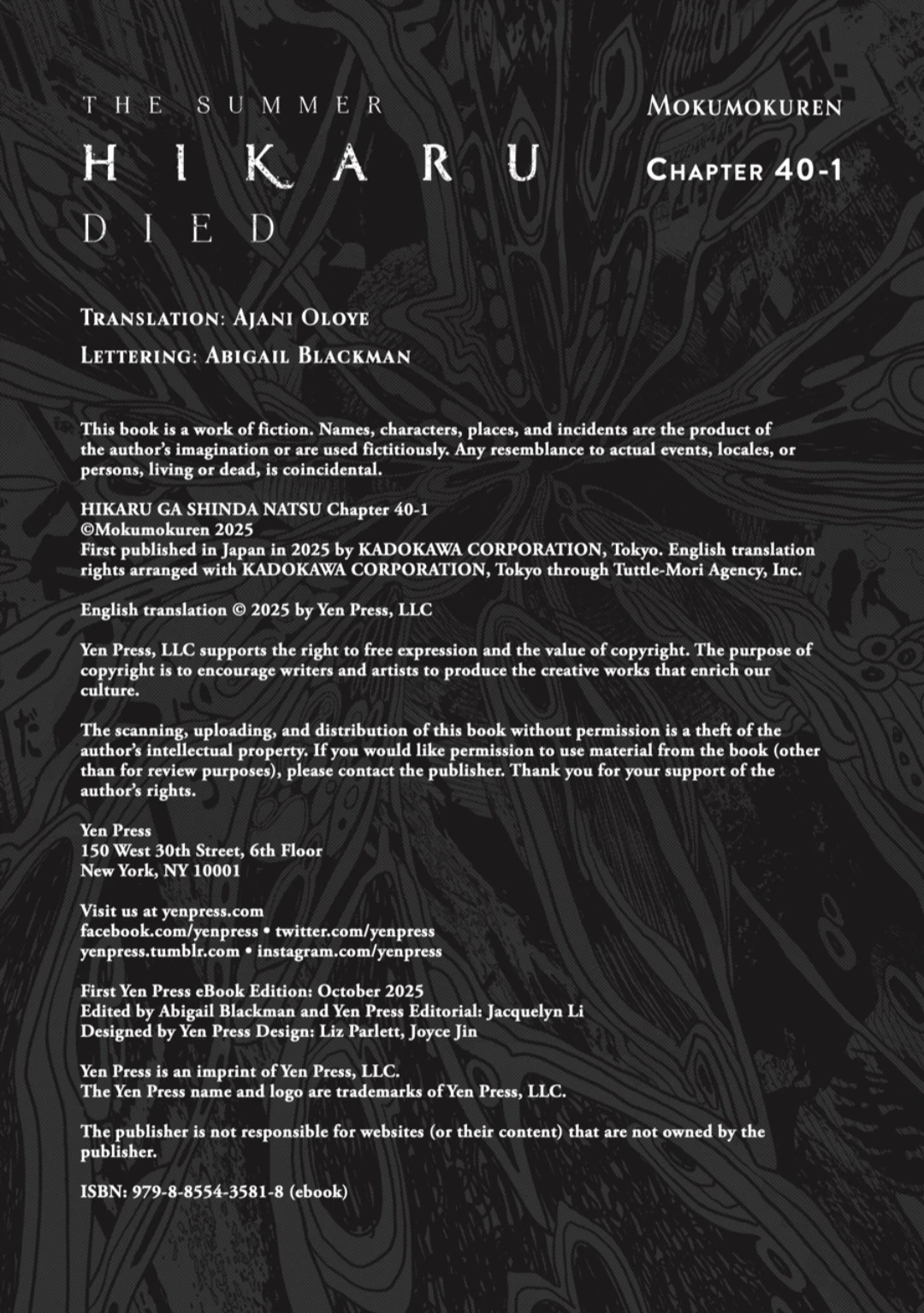 Read The Summer Hikaru Died EN Manga Online