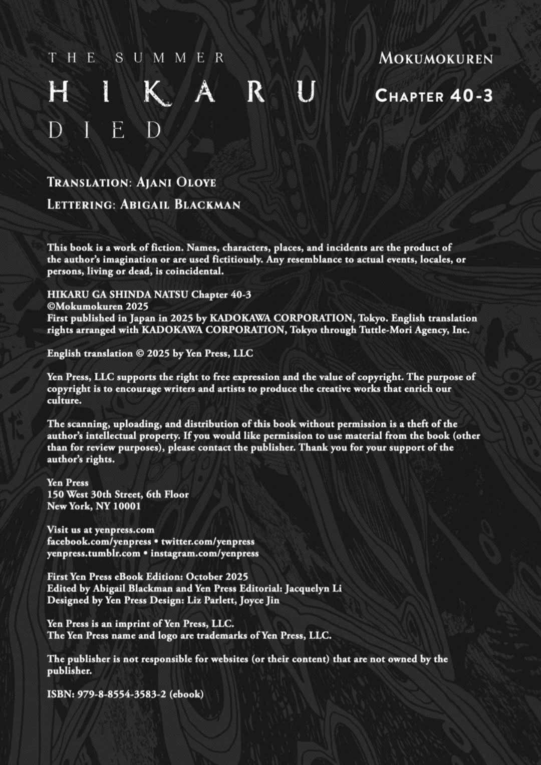 Read The Summer Hikaru Died EN Manga Online