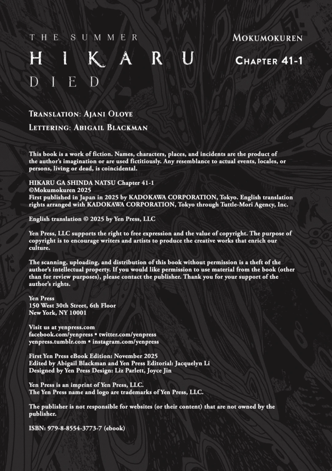 Read The Summer Hikaru Died EN Manga Online