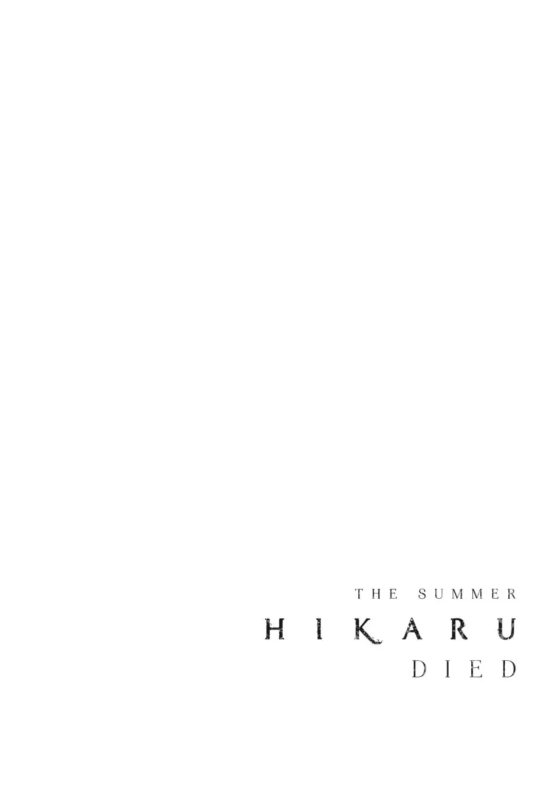 Read The Summer Hikaru Died EN Manga Online
