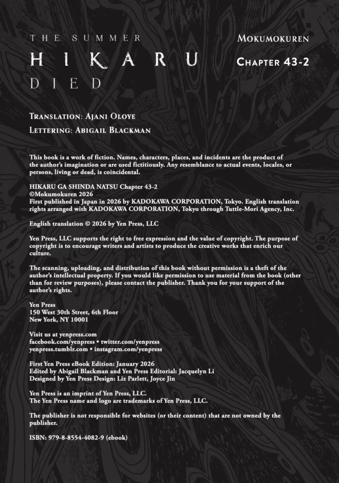 Read The Summer Hikaru Died EN Manga Online