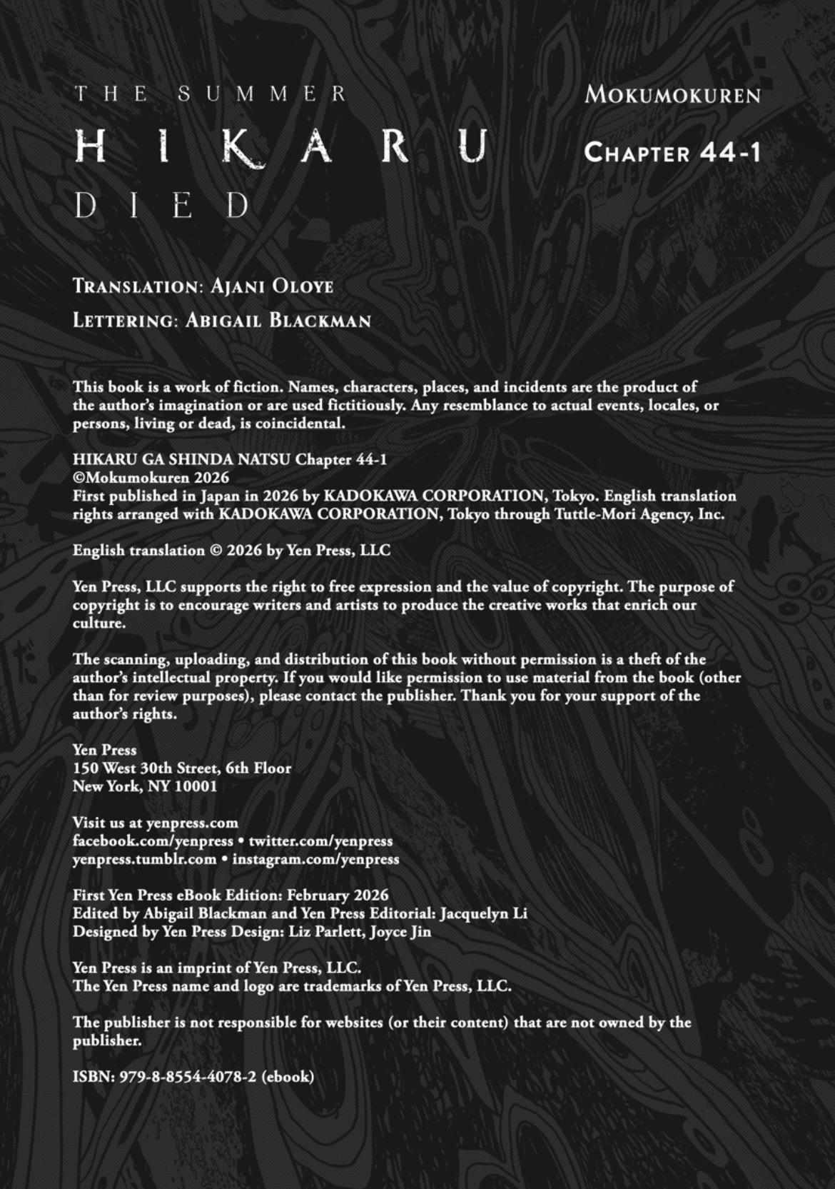 Read The Summer Hikaru Died EN Manga Online