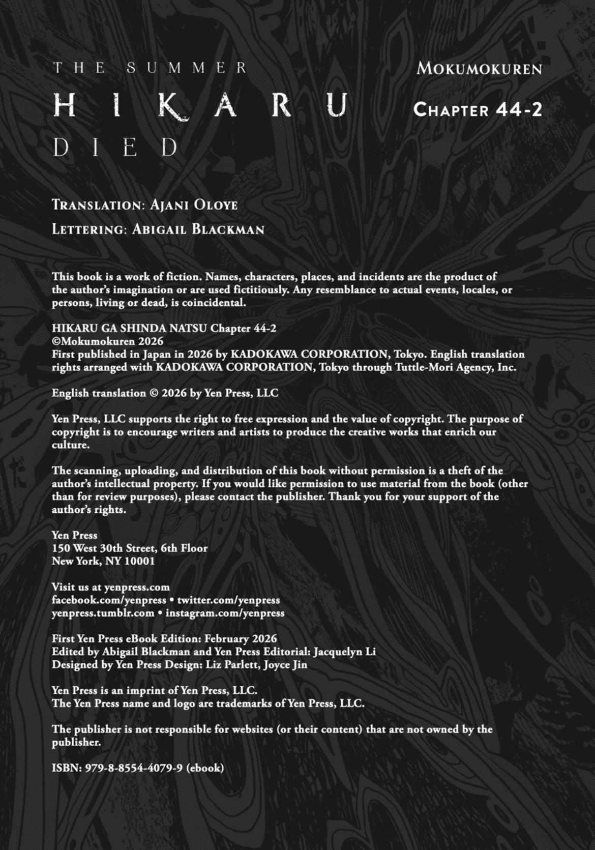 Read The Summer Hikaru Died EN Manga Online