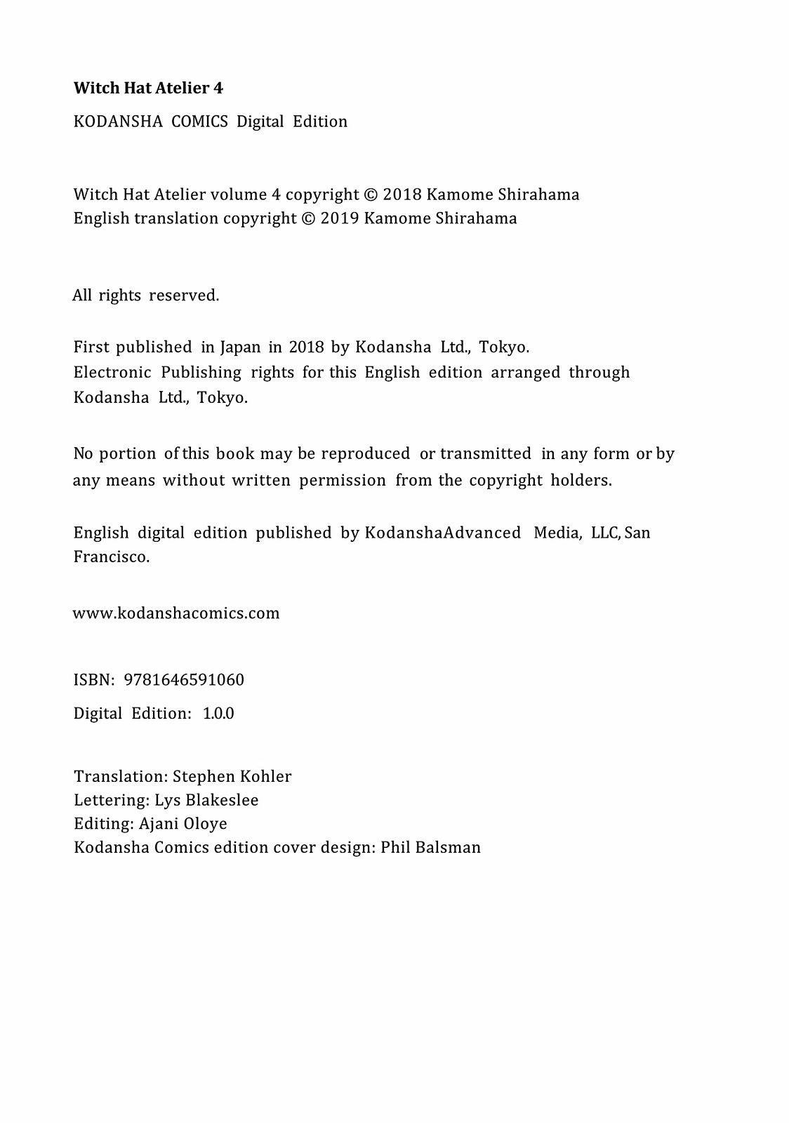 Read Witch Hat Atelier EN Manga Online