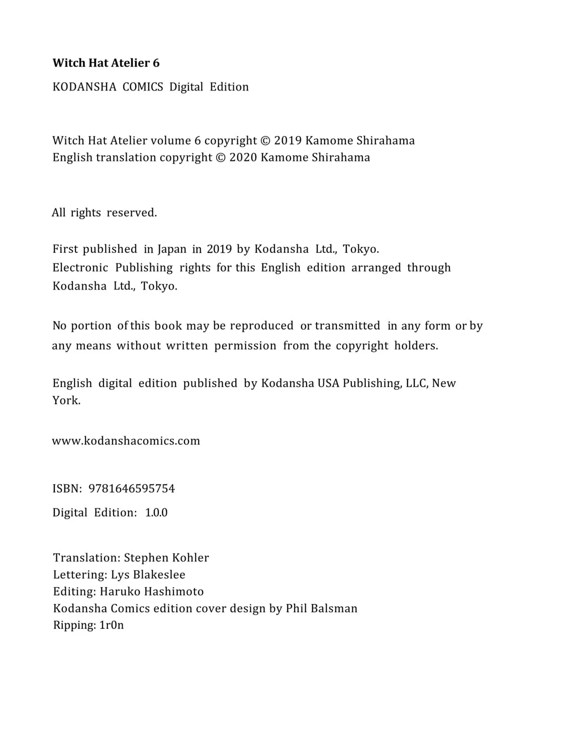 Read Witch Hat Atelier EN Manga Online