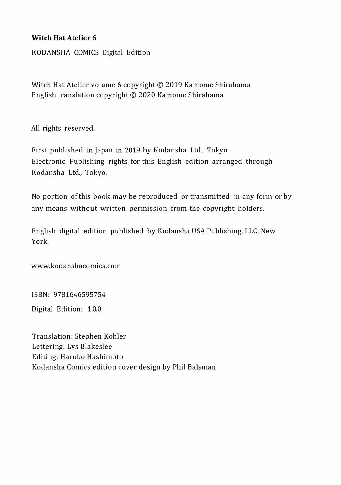 Read Witch Hat Atelier EN Manga Online