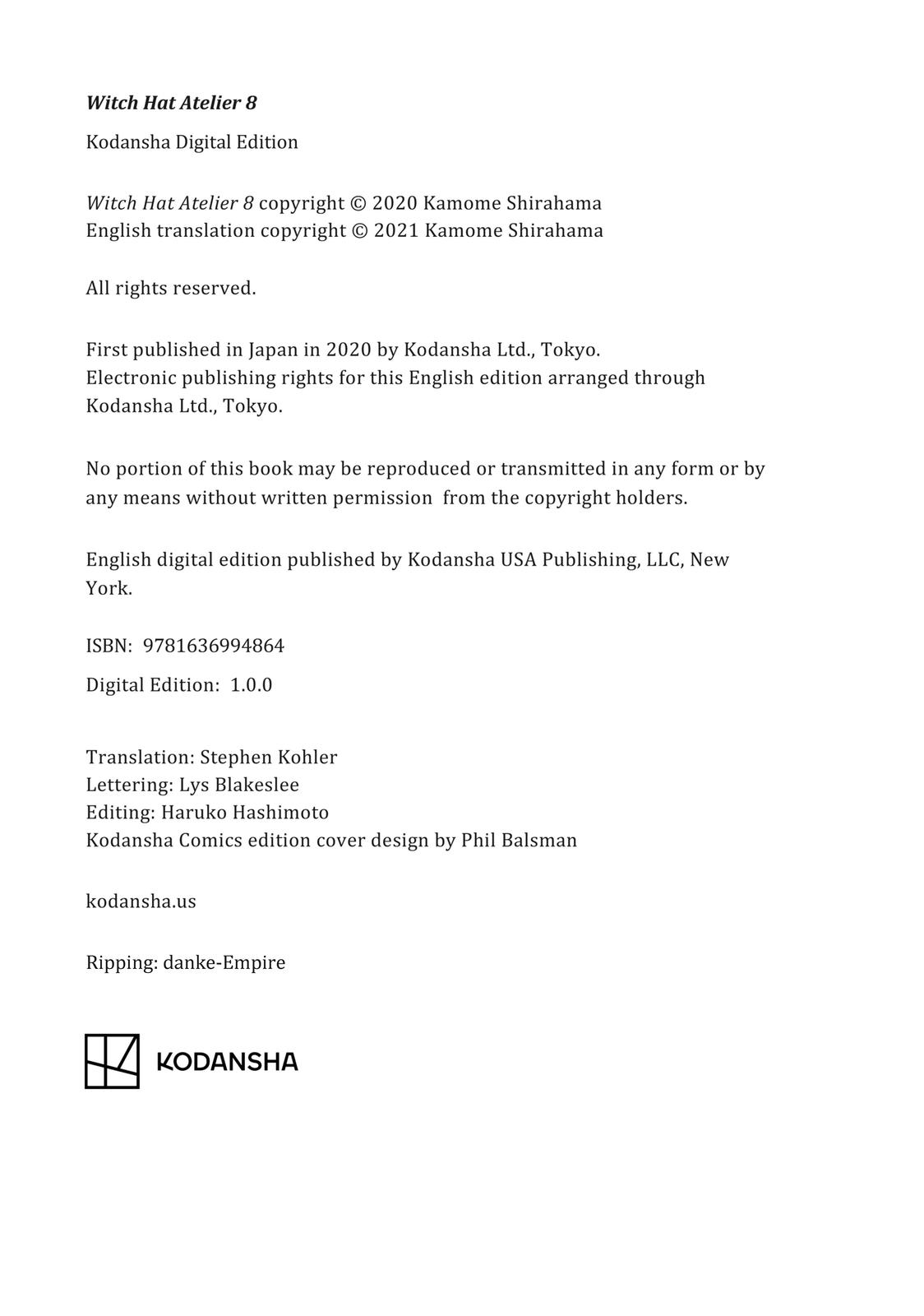 Read Witch Hat Atelier EN Manga Online