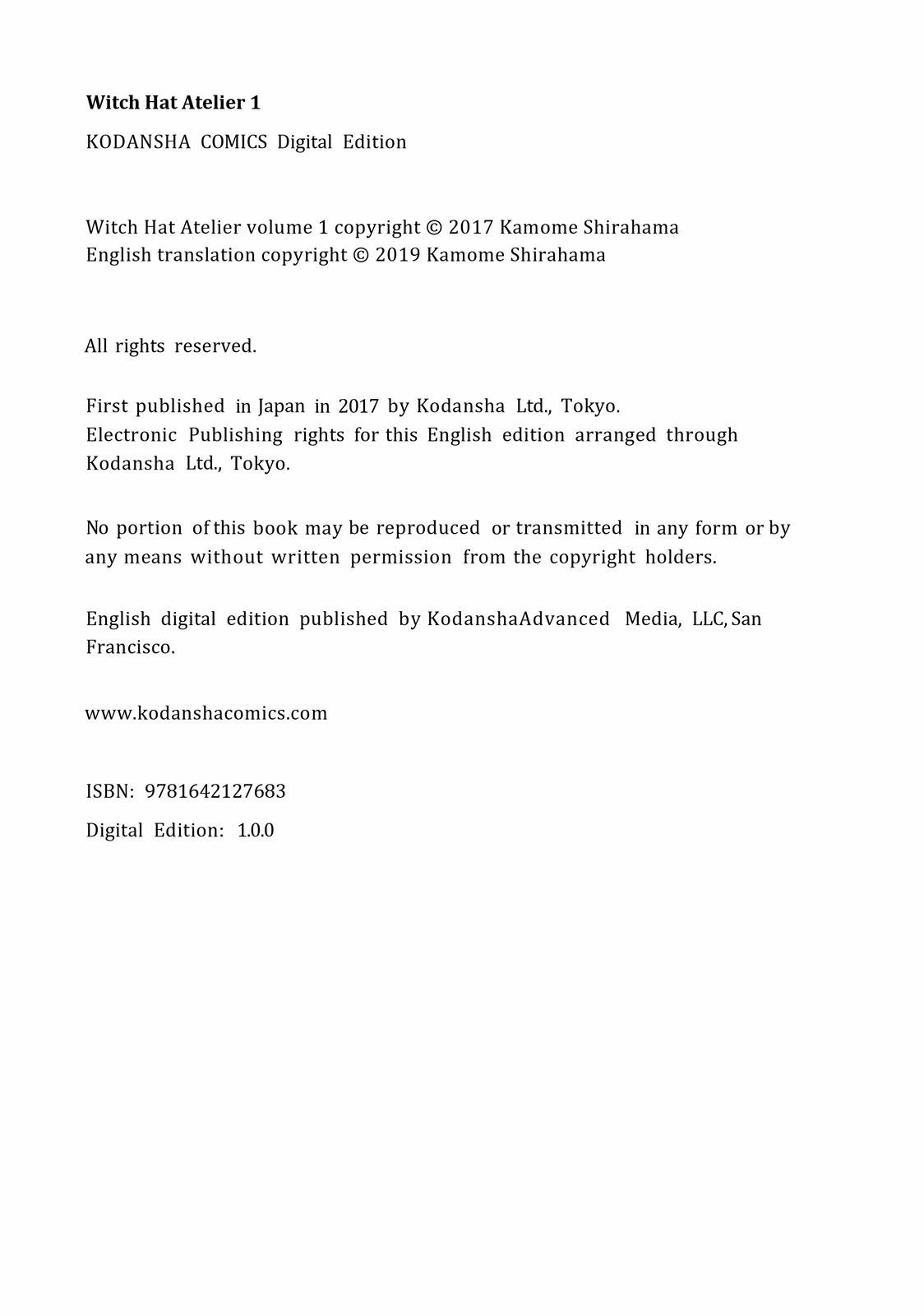 Read Witch Hat Atelier EN Manga Online