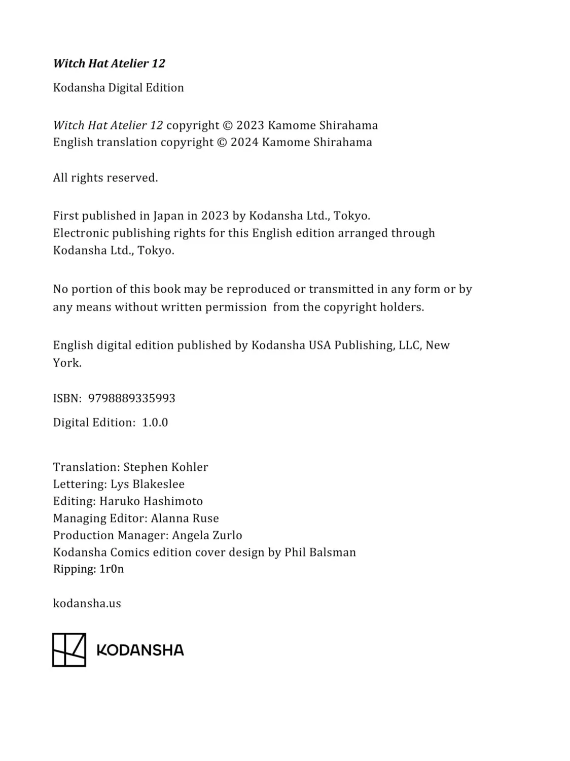 Read Witch Hat Atelier EN Manga Online