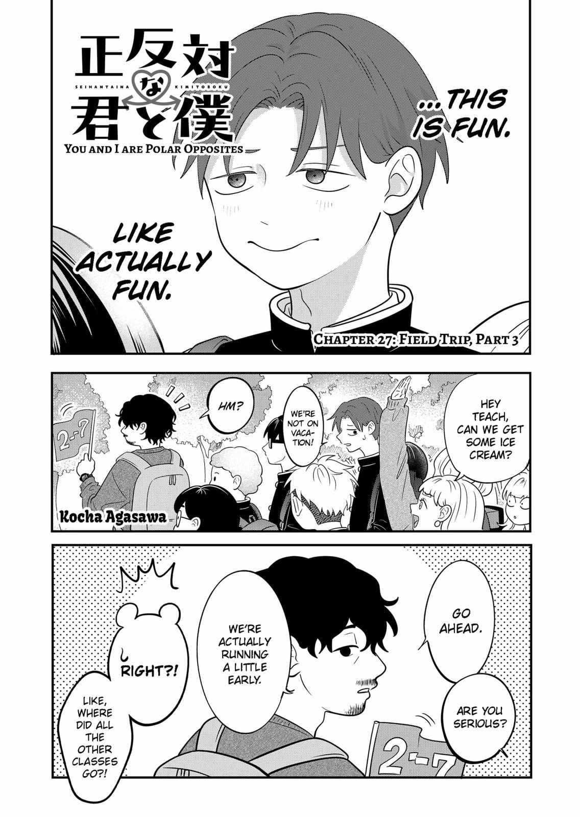 Read You and I are Polar Opposites EN Manga Online