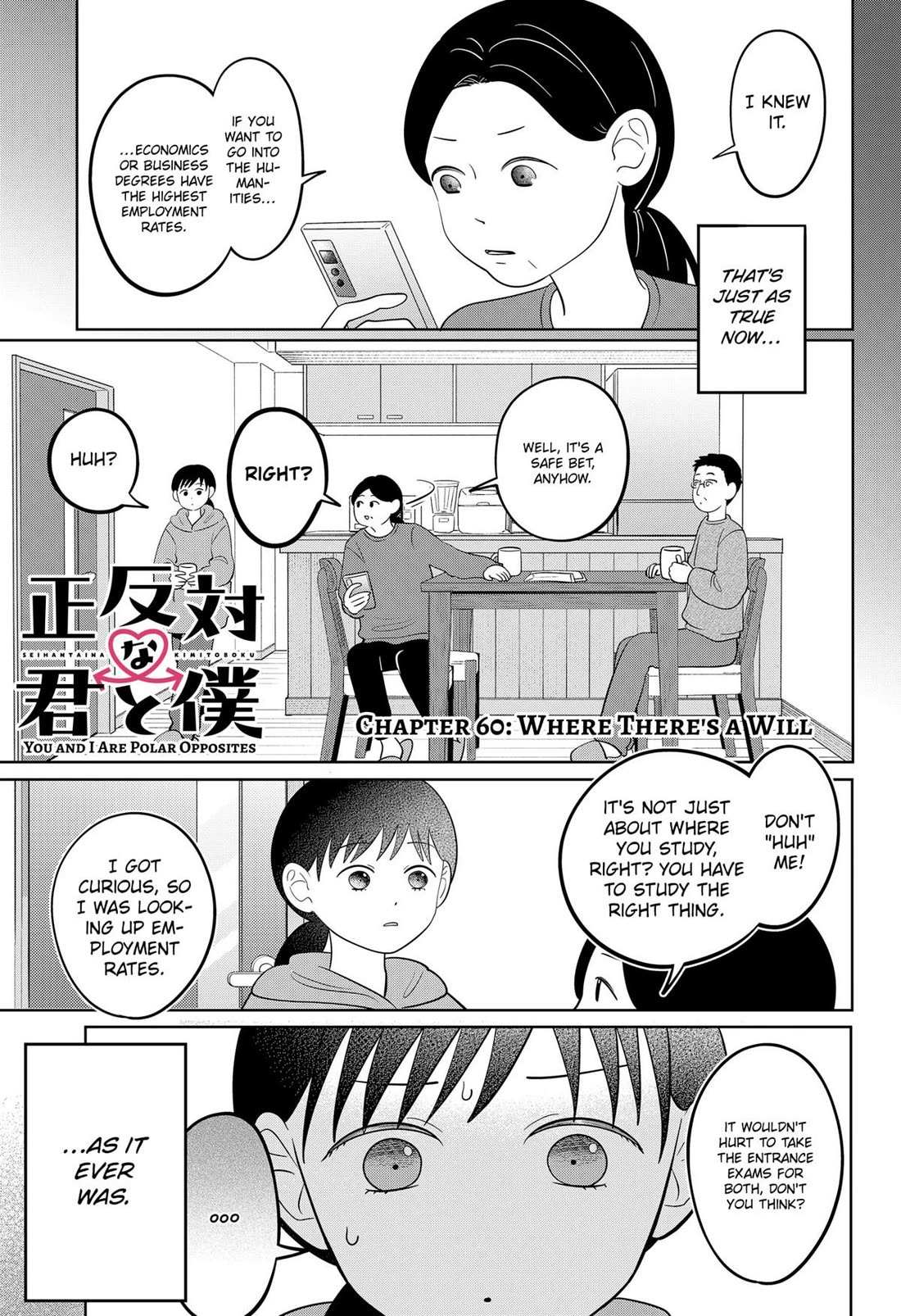 Read You and I are Polar Opposites EN Manga Online