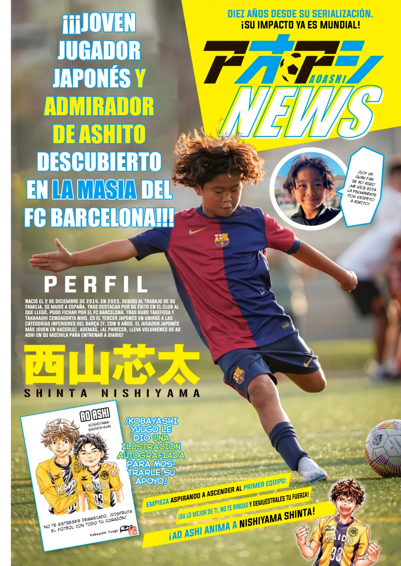 Read Ao Ashi ES Manga Online