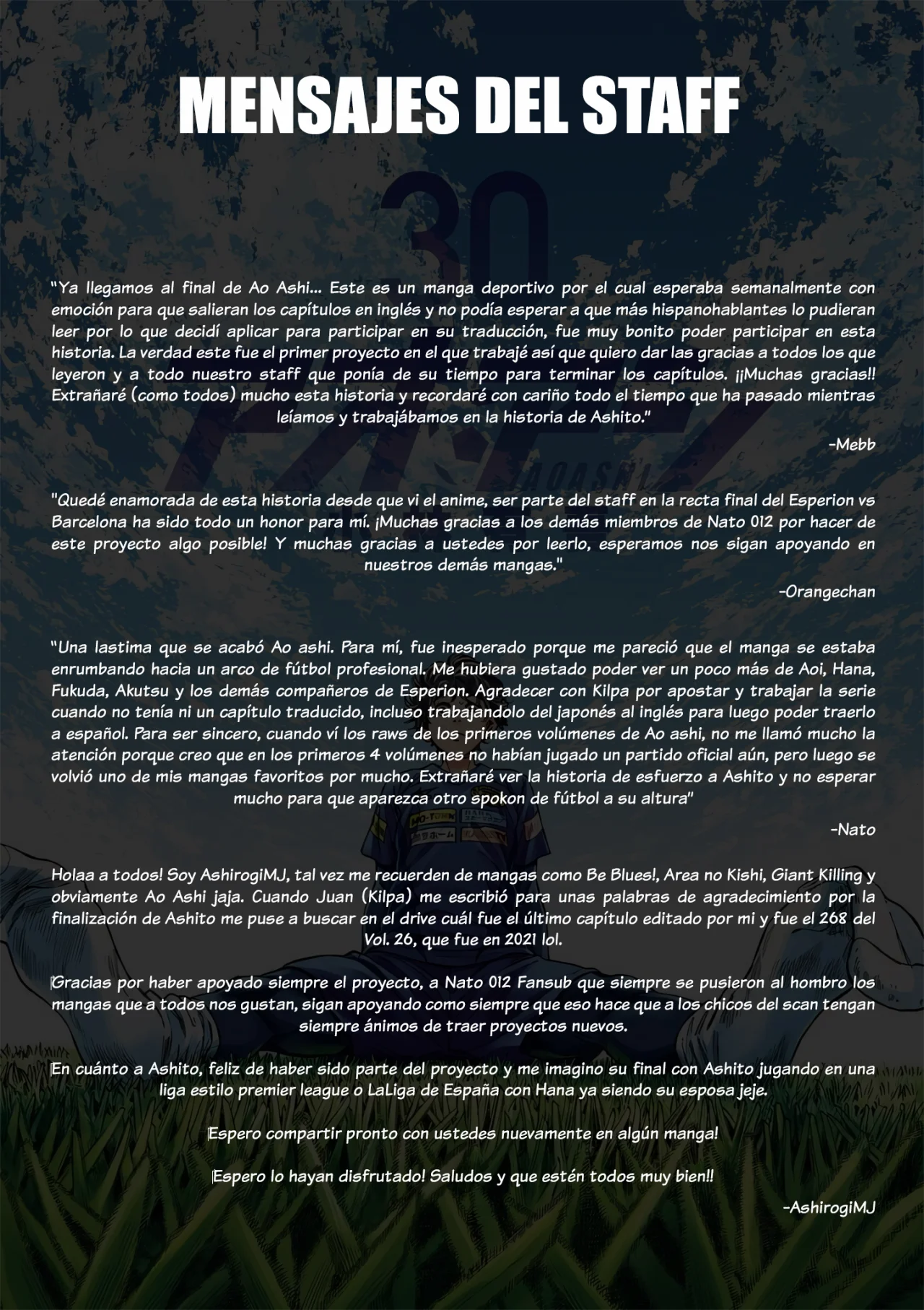 Read Ao Ashi ES Manga Online