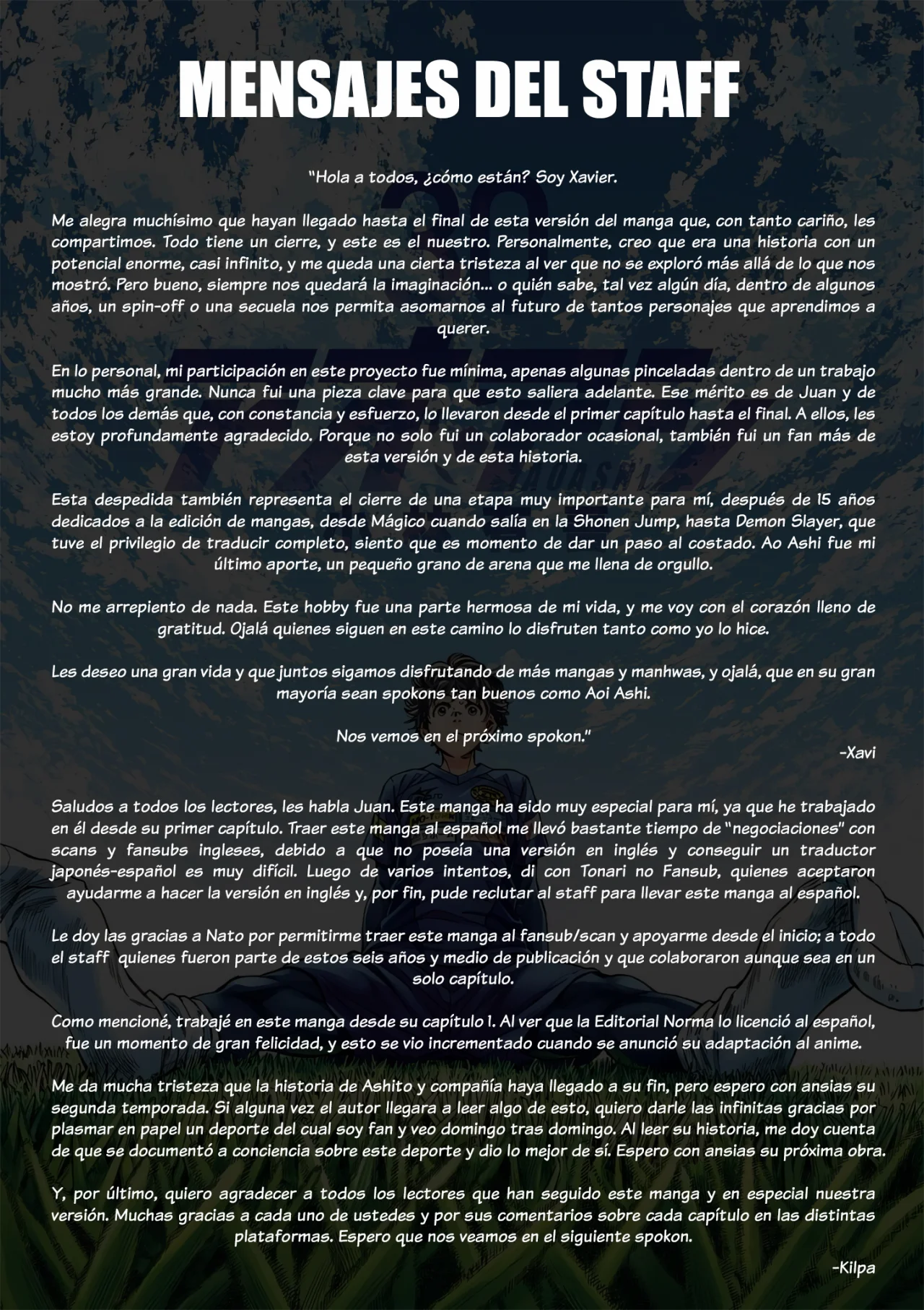 Read Ao Ashi ES Manga Online