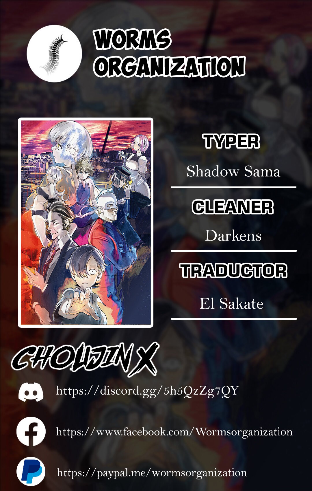 Read Choujin X ES Manga Online