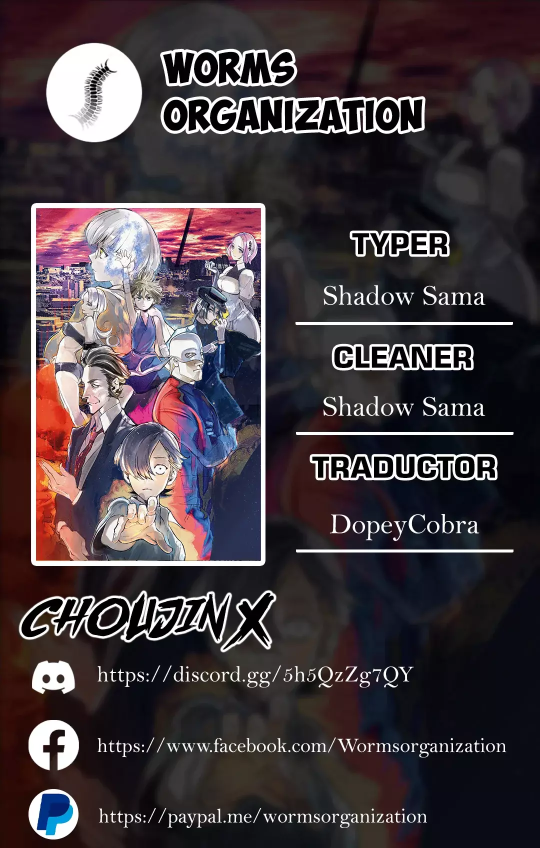 Read Choujin X ES Manga Online