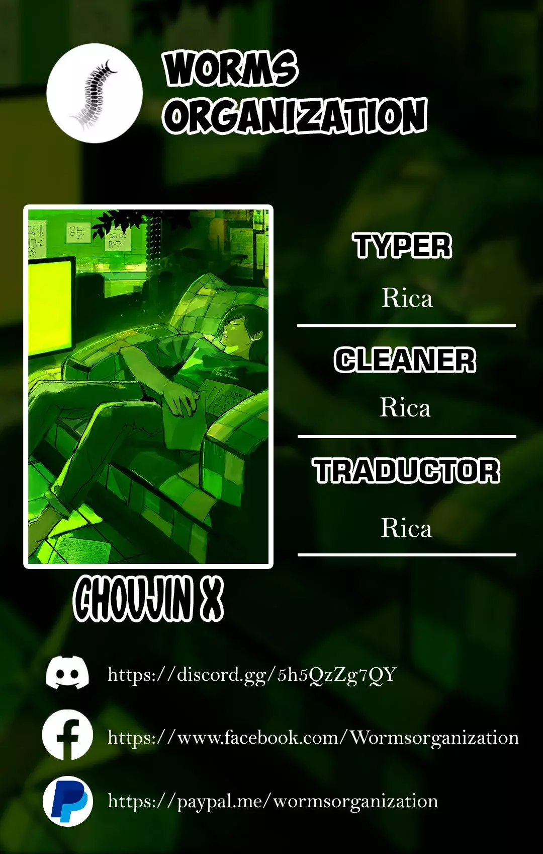 Read Choujin X ES Manga Online