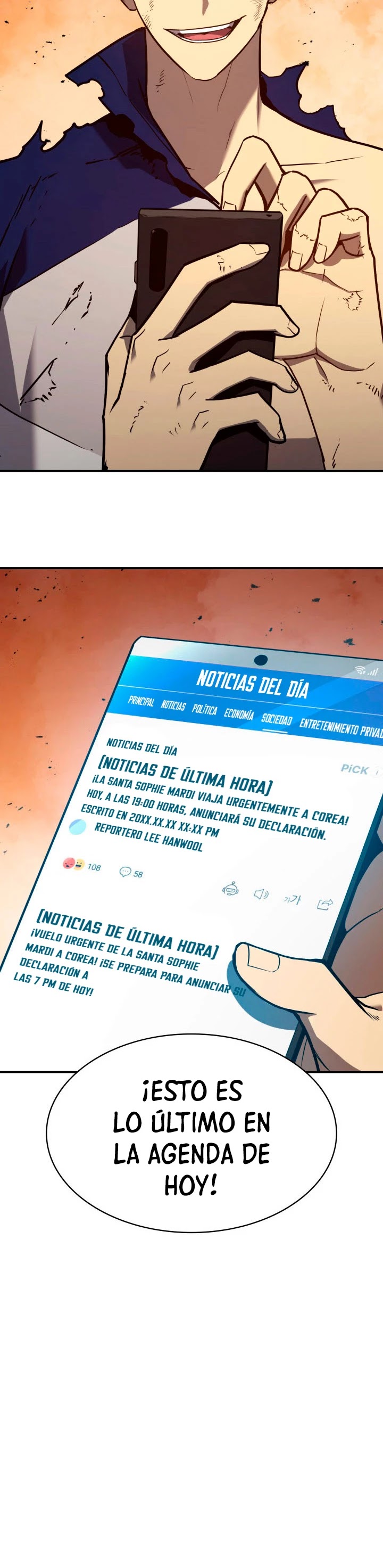 Read El regreso del héroe de clase Desastre ES Manga Online