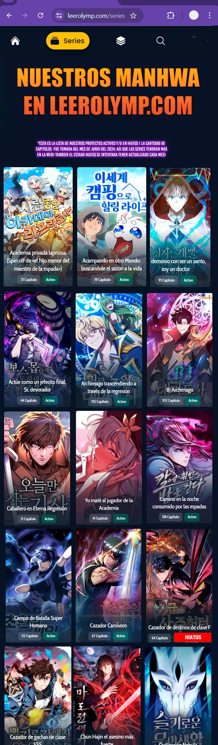 Read El regreso del héroe de clase Desastre ES Manga Online