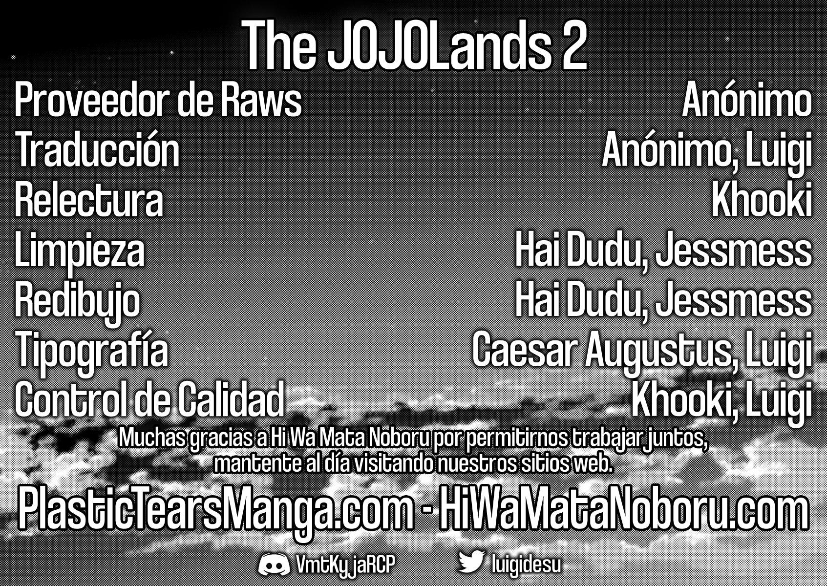 Read JoJo's Bizarre Adventure Part 9 The JOJOLands ES Manga Online