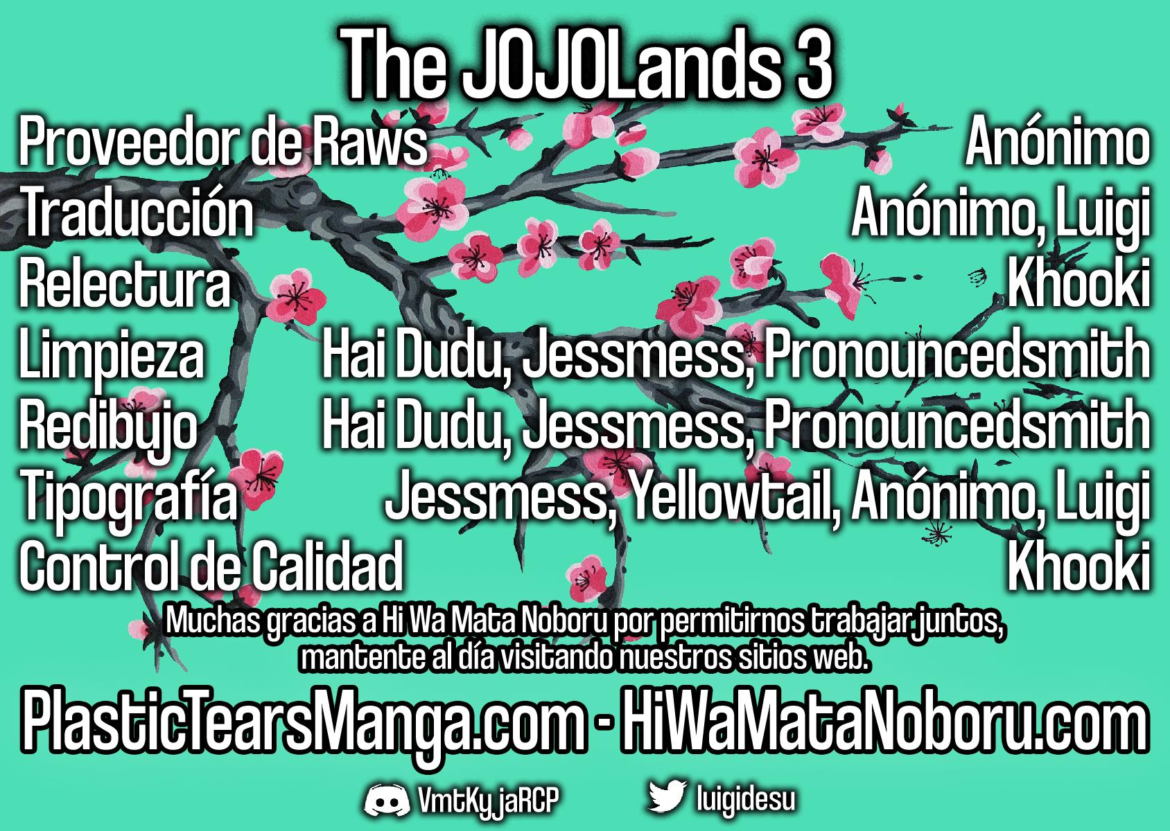 Read JoJo's Bizarre Adventure Part 9 The JOJOLands ES Manga Online