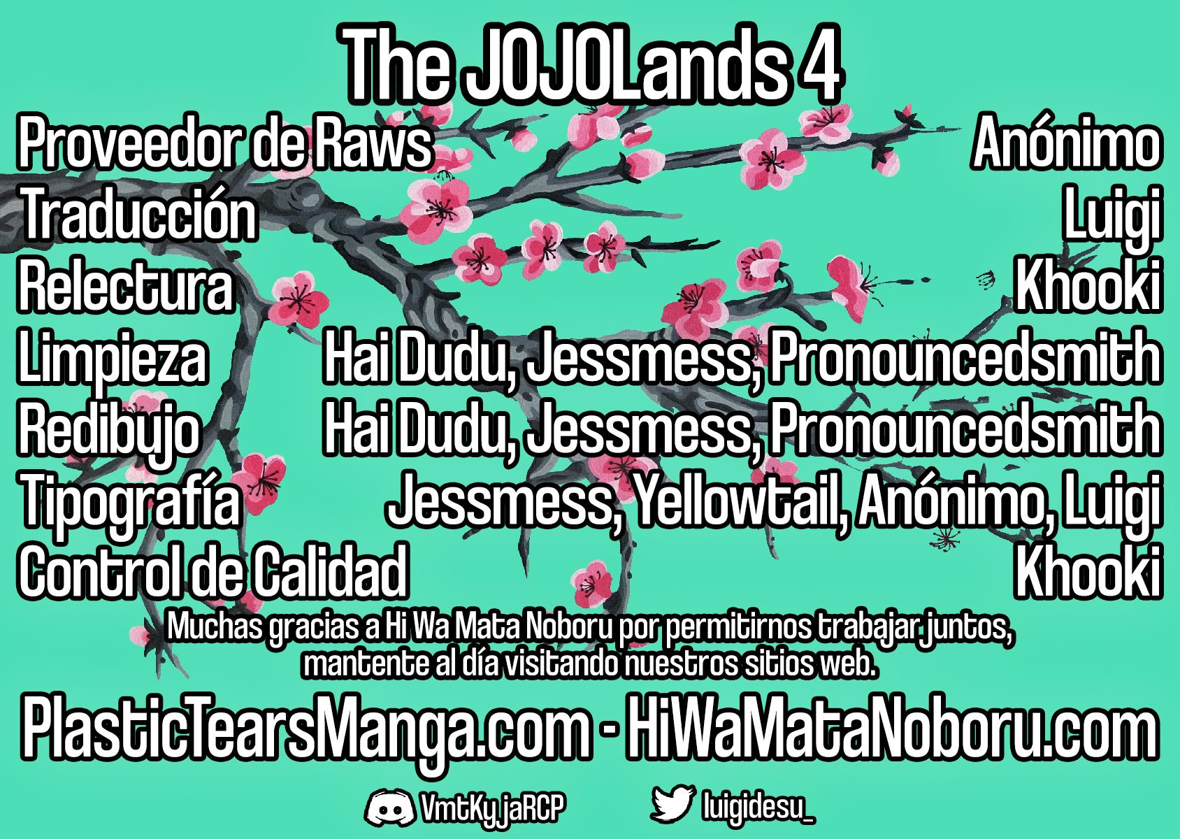 Read JoJo's Bizarre Adventure Part 9 The JOJOLands ES Manga Online