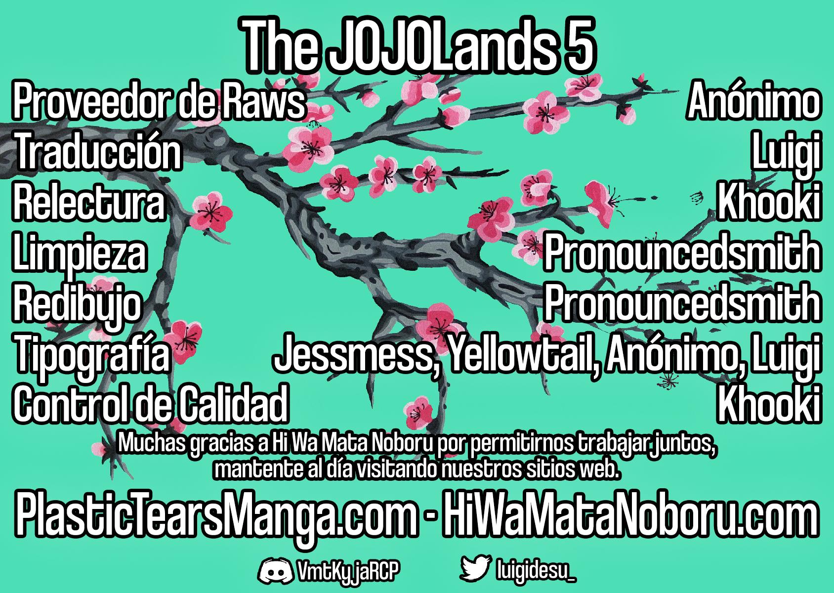 Read JoJo's Bizarre Adventure Part 9 The JOJOLands ES Manga Online