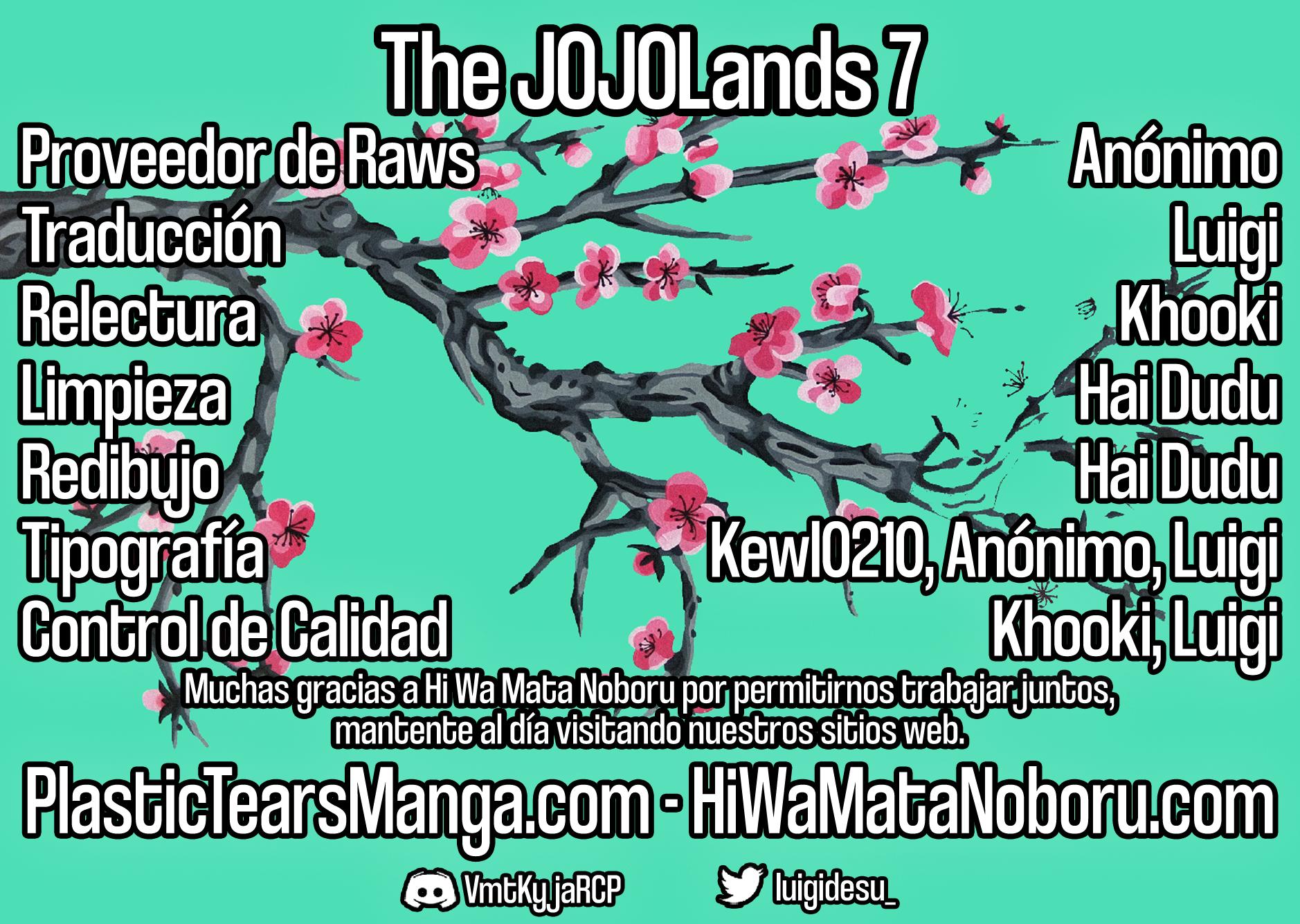 Read JoJo's Bizarre Adventure Part 9 The JOJOLands ES Manga Online