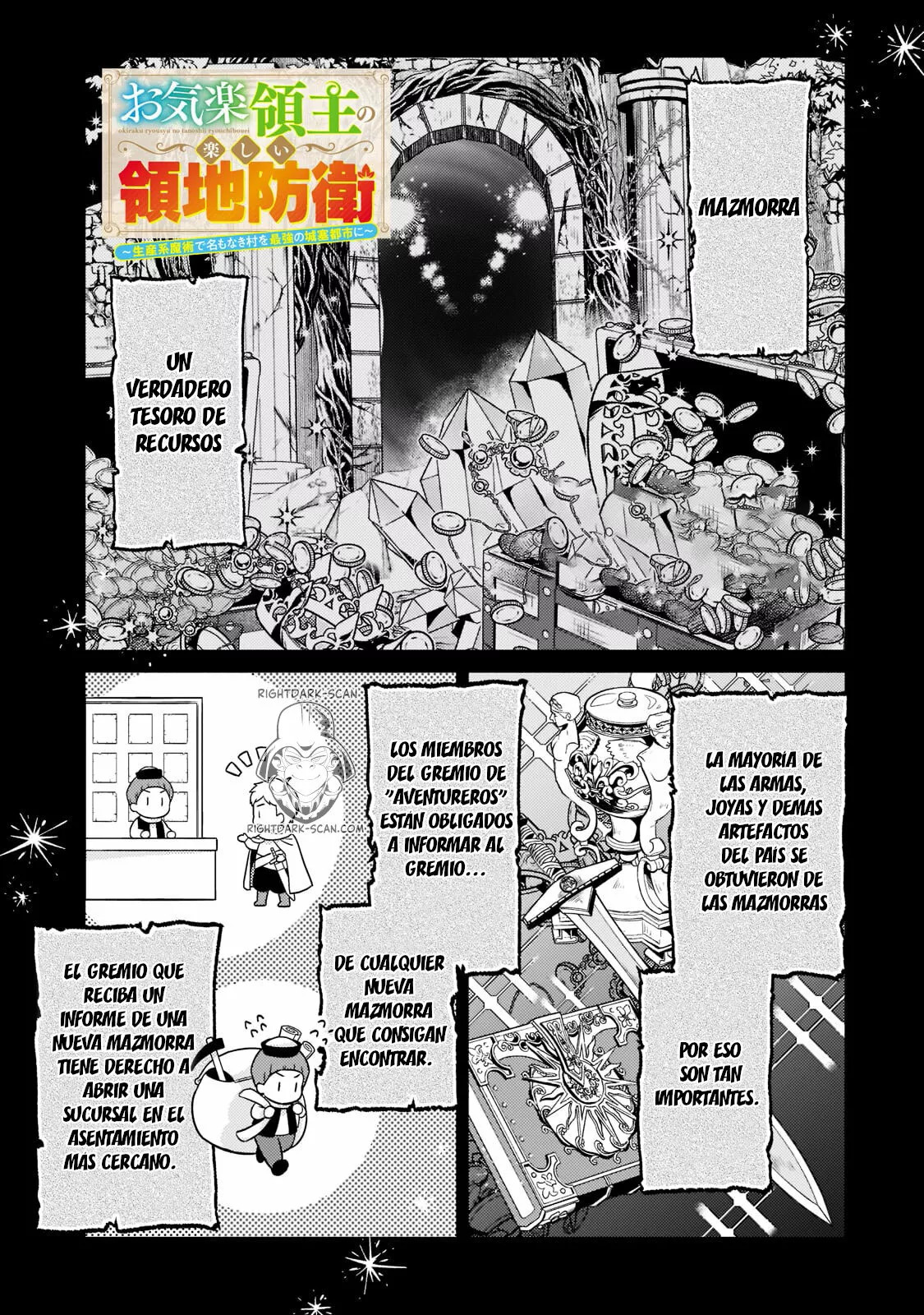 Read Okiraku Ryoushu no Tanoshii Ryouchi Bouei ES Manga Online