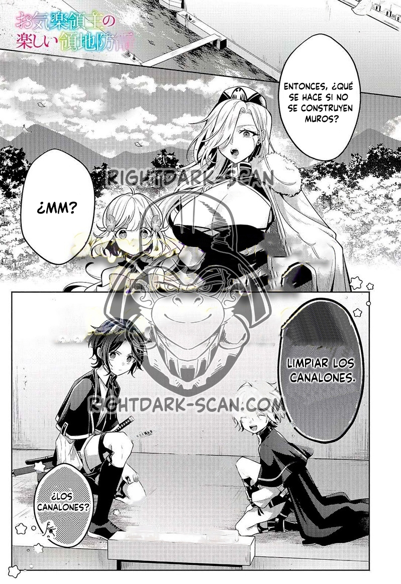 Read Okiraku Ryoushu no Tanoshii Ryouchi Bouei ES Manga Online